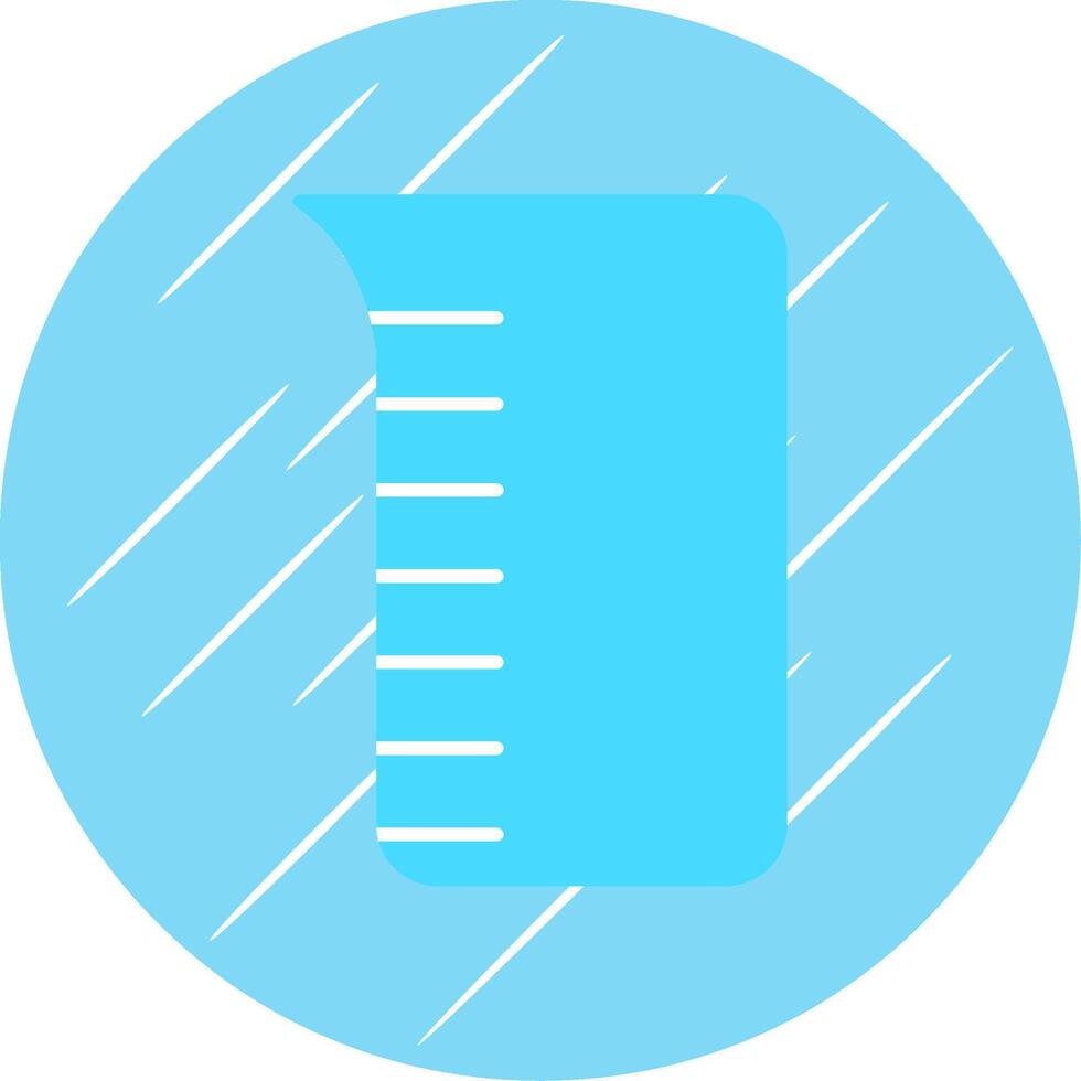 Measuring Utensils Flat Blue Circle Icon vector