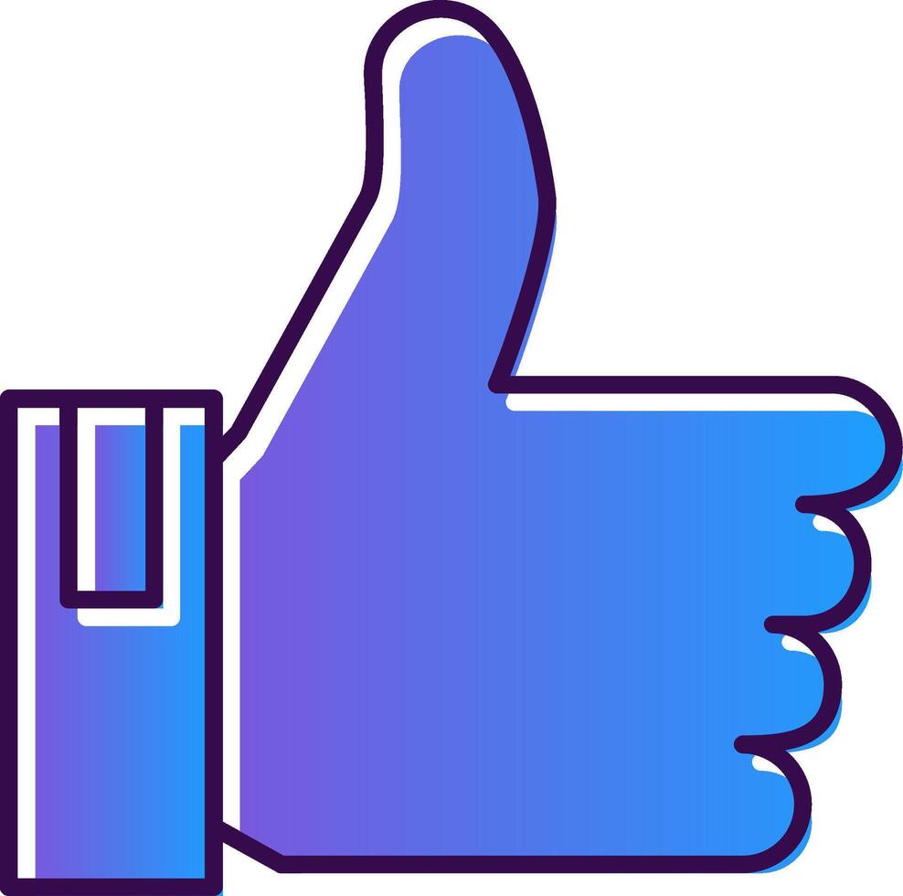 Good Gradient Filled Icon vector