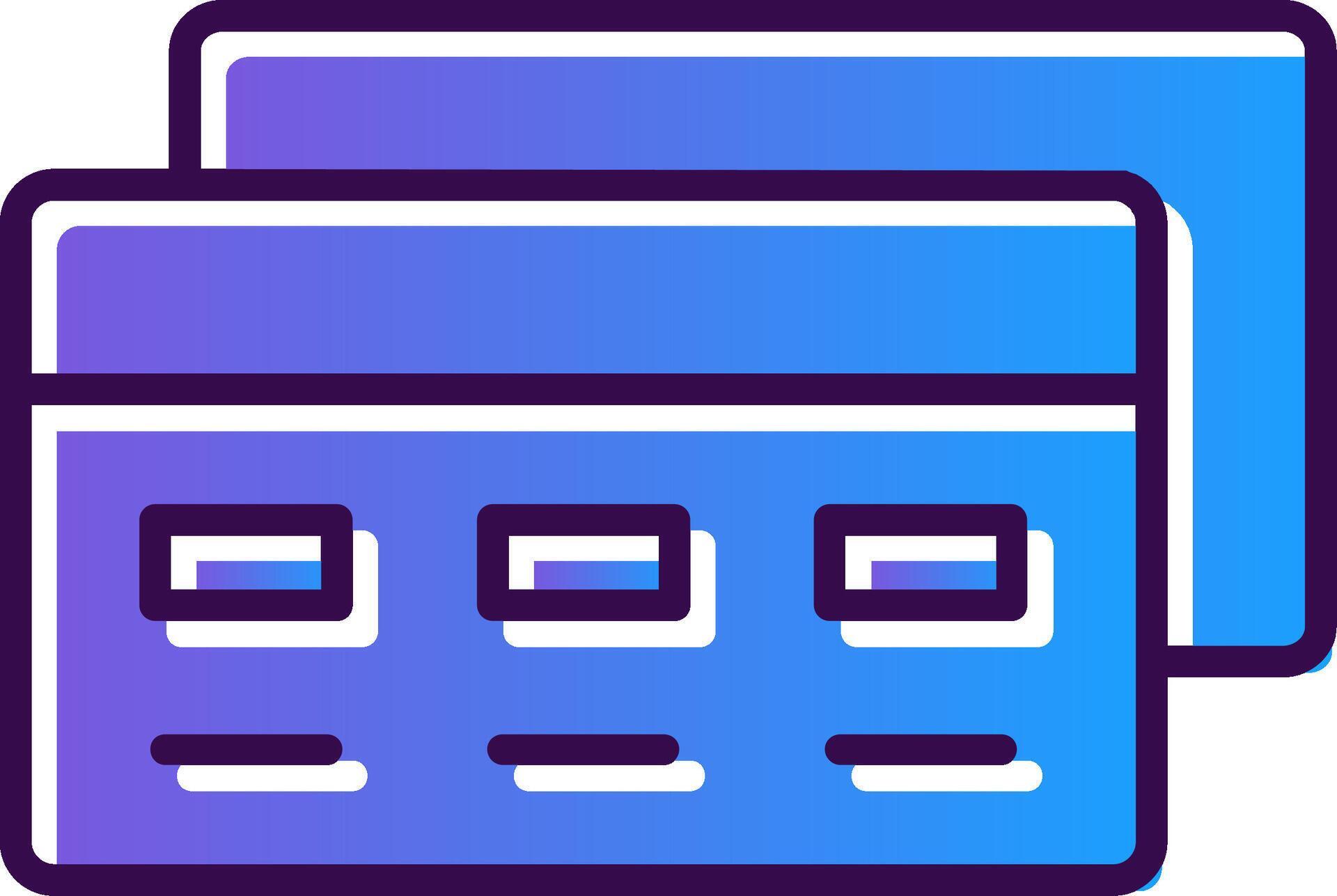 Payment Method Gradient Filled Icon 42761441 Vector Art at Vecteezy