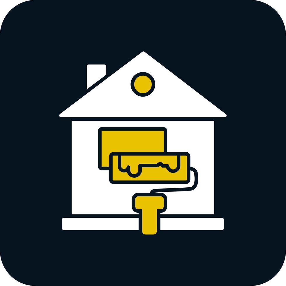 Home Renovation Glyph Two Color Icon vector