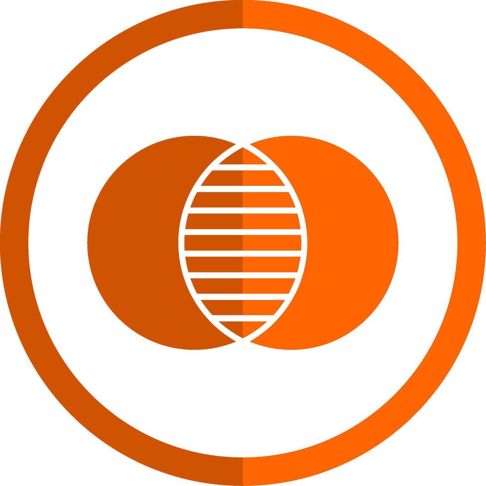 Overlap Glyph Orange Circle Icon 42762570 Vector Art at Vecteezy