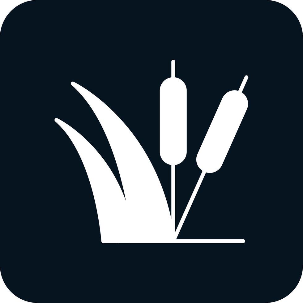 Sedge Glyph Two Color Icon vector