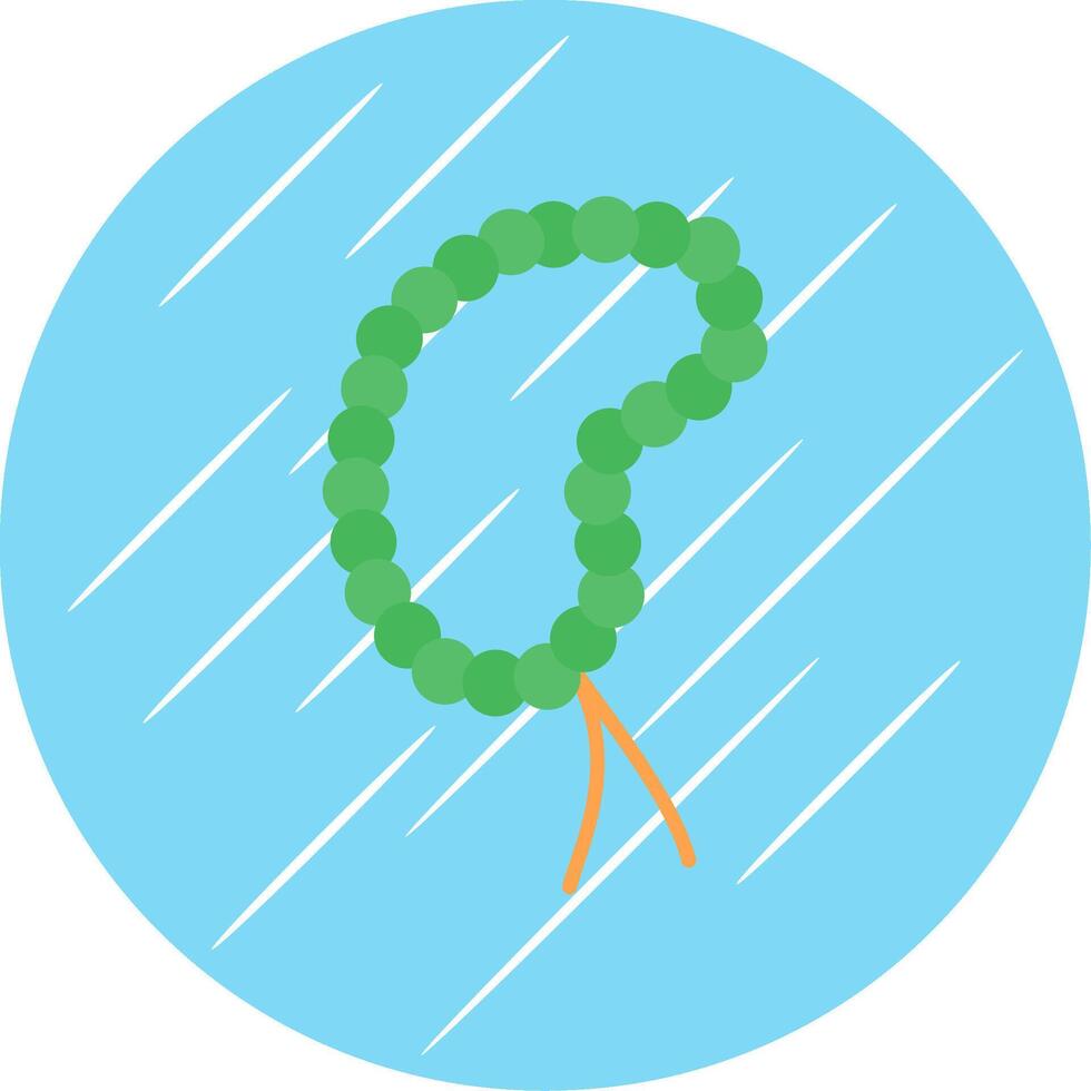 Bedug Flat Blue Circle Icon vector
