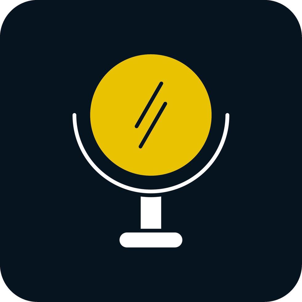 Mirror Glyph Two Color Icon vector