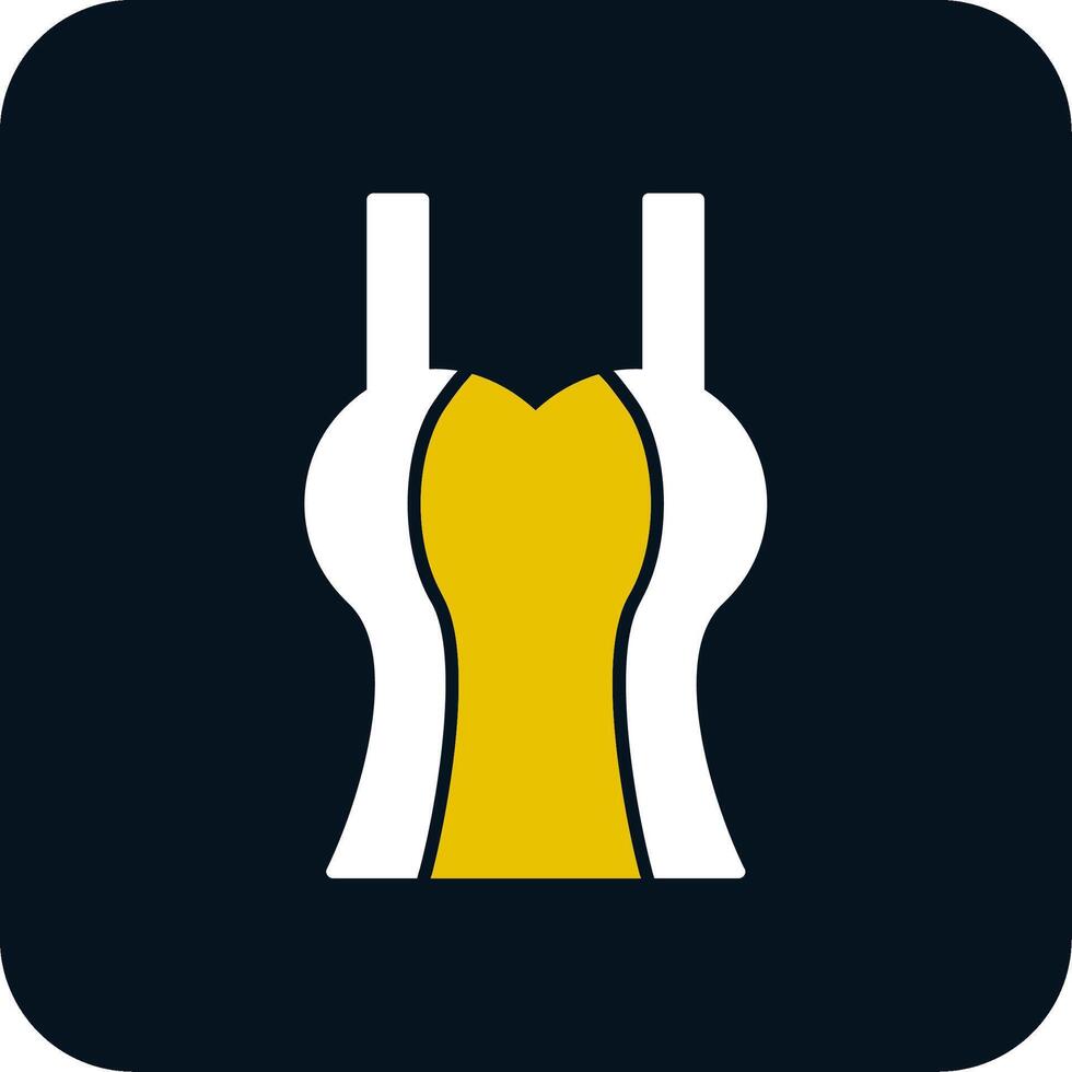 Tanktop Glyph Two Color Icon vector