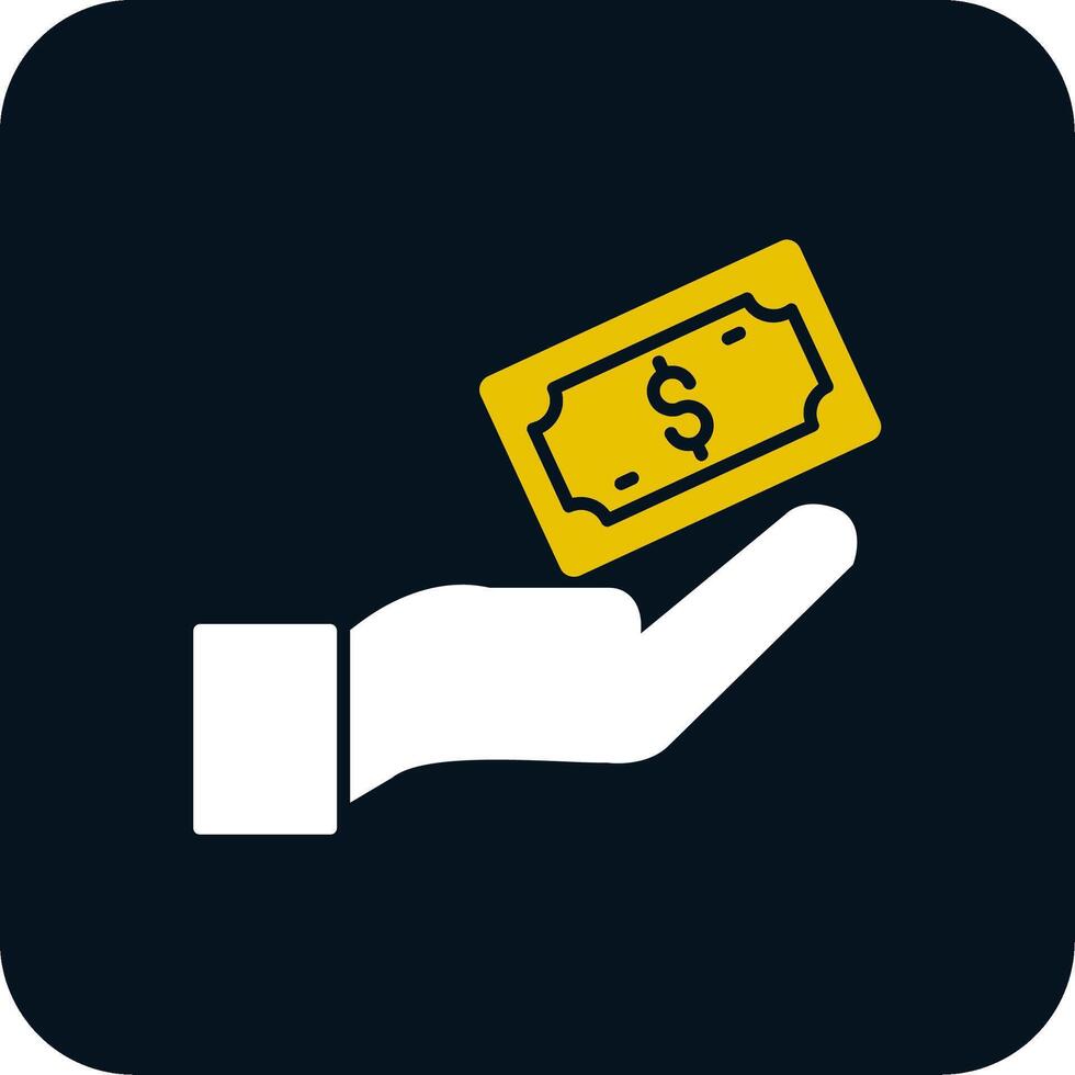 Payment Glyph Two Color Icon vector