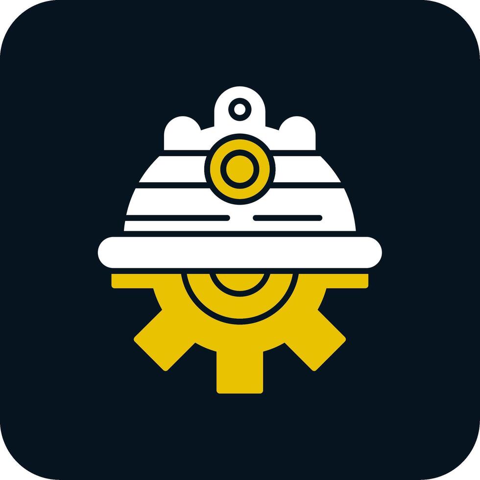 Engineer Glyph Two Color Icon vector