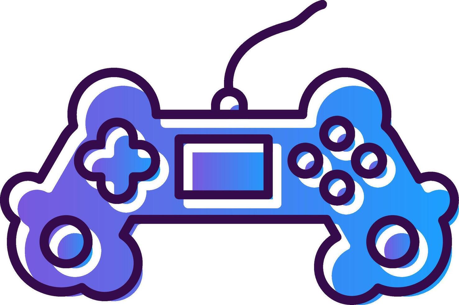 Gaming Gradient Filled Icon vector