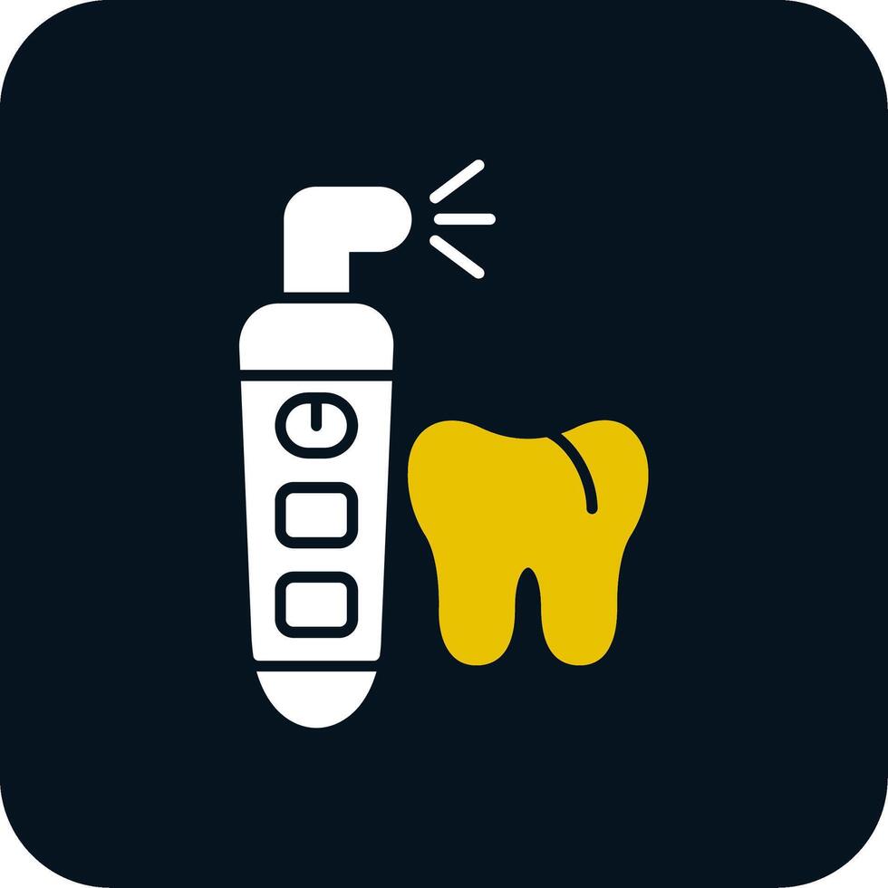 Dental Irrigator Glyph Two Color Icon vector