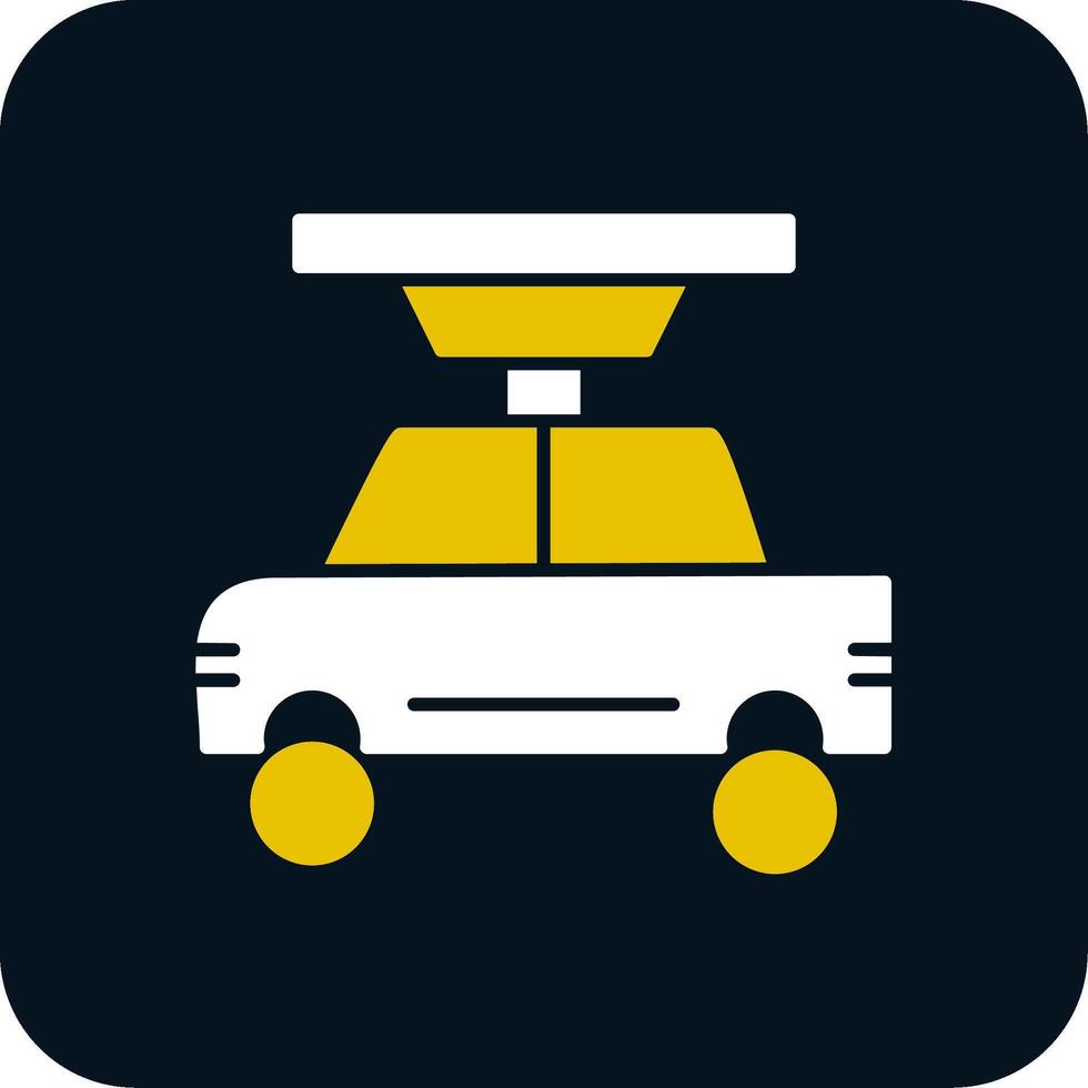 Car Repair Glyph Two Color Icon vector