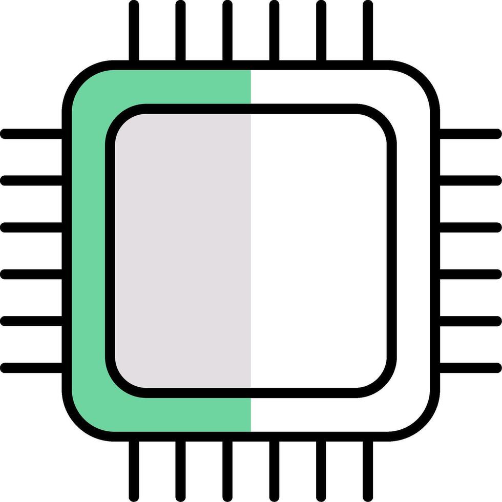 UPC lleno medio cortar icono vector