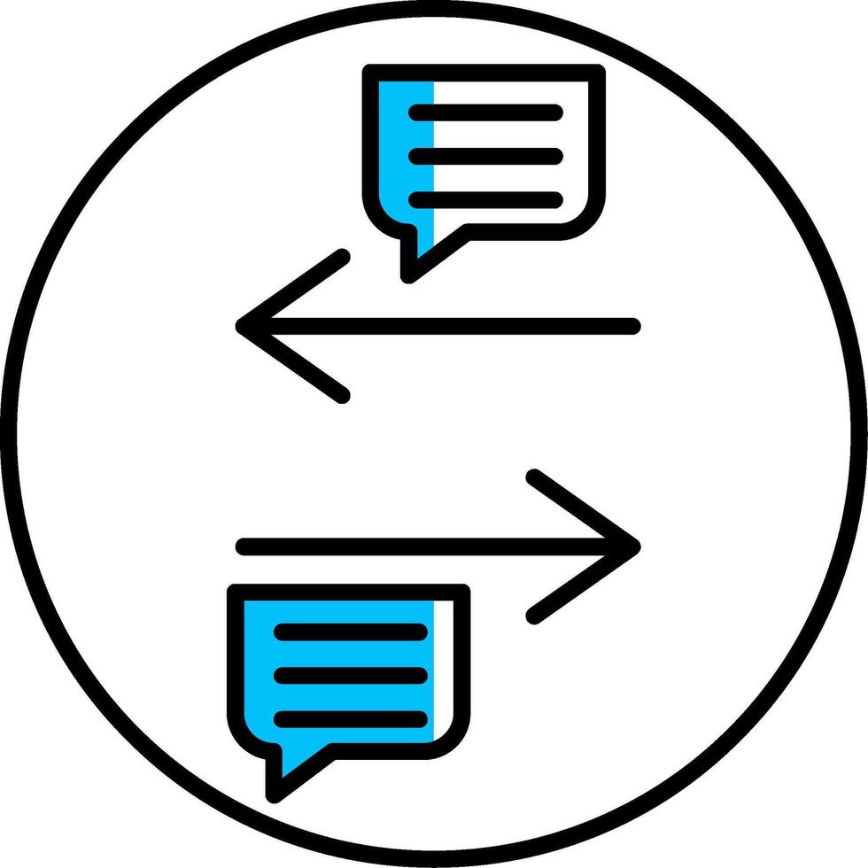 Transfer Filled Half Cut Icon vector