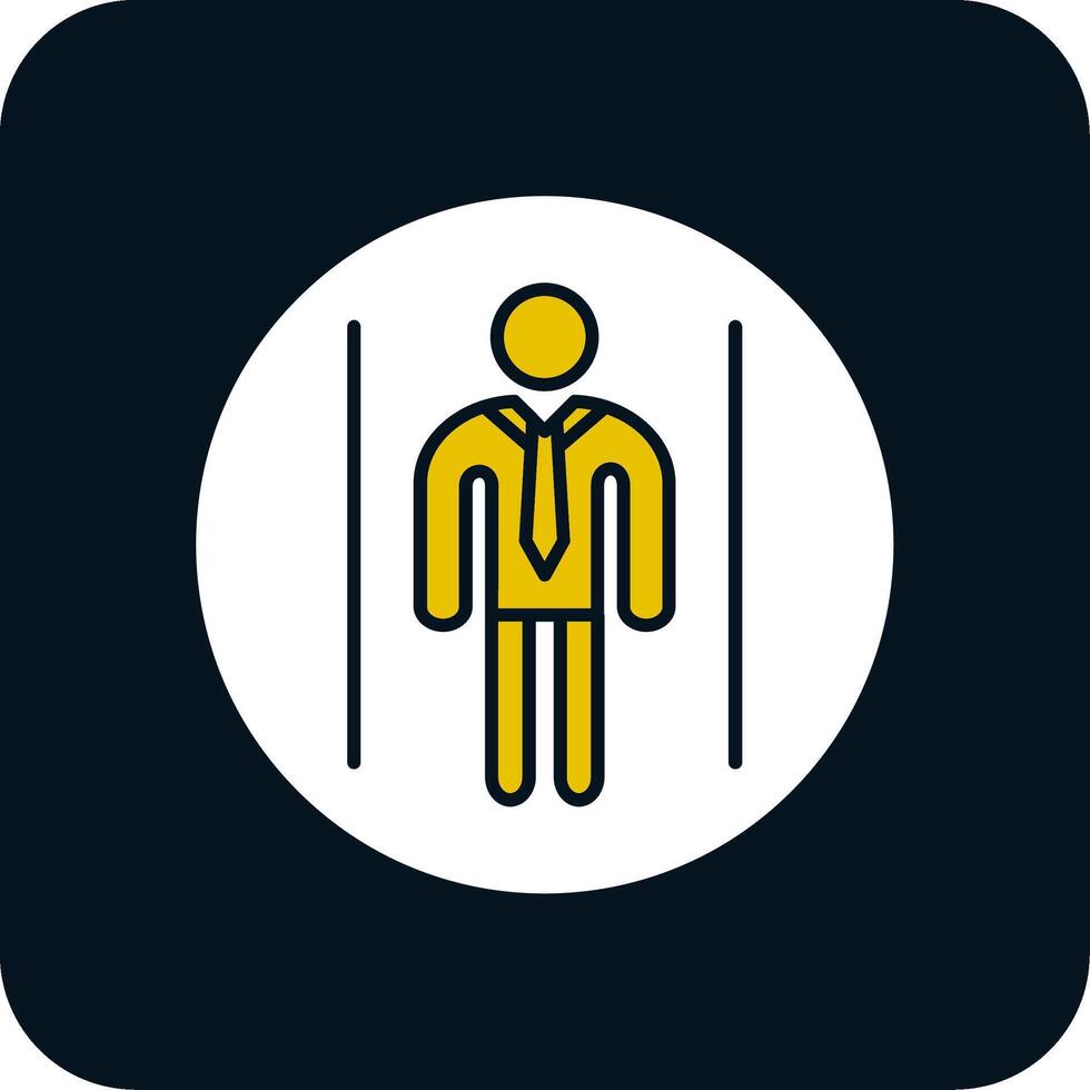 Business People Glyph Two Color Icon vector
