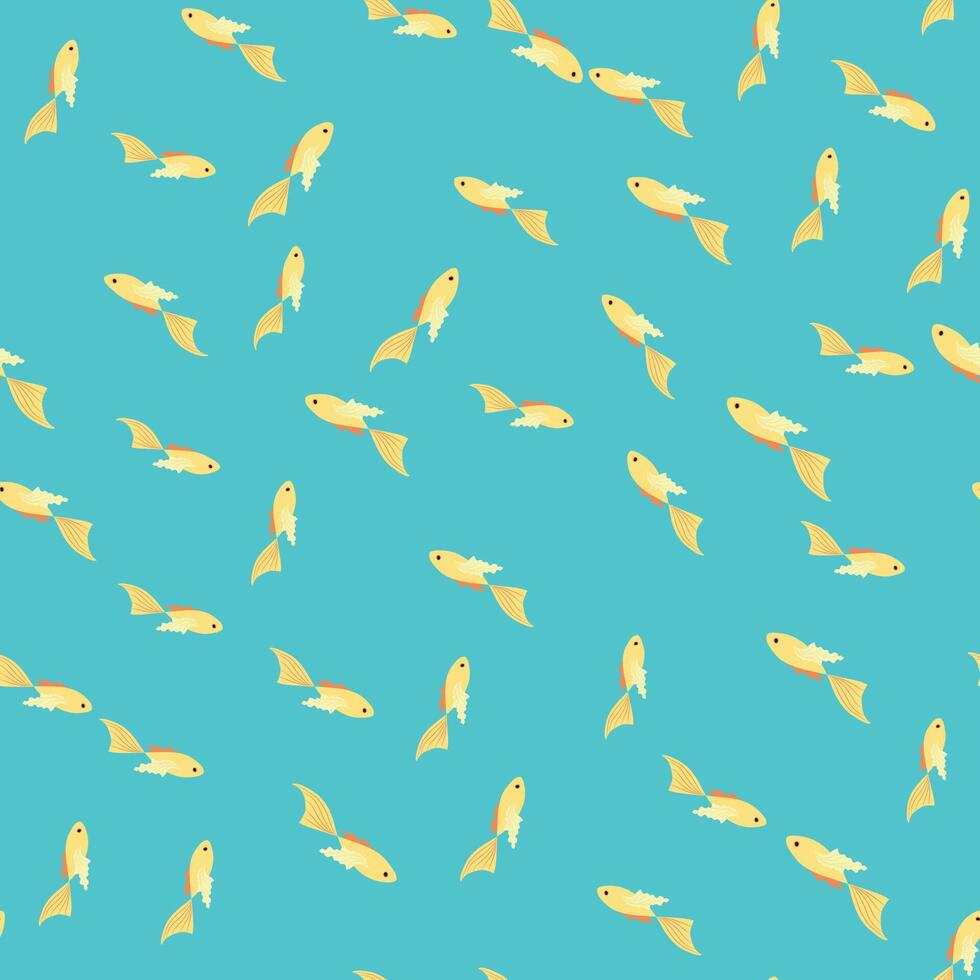 Seamless pattern with starfish, corals, pearls and seashells. background with marine theme. vector