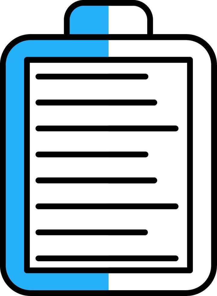 List Filled Half Cut Icon vector