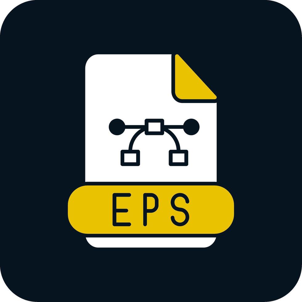 Eps Glyph Two Color Icon vector