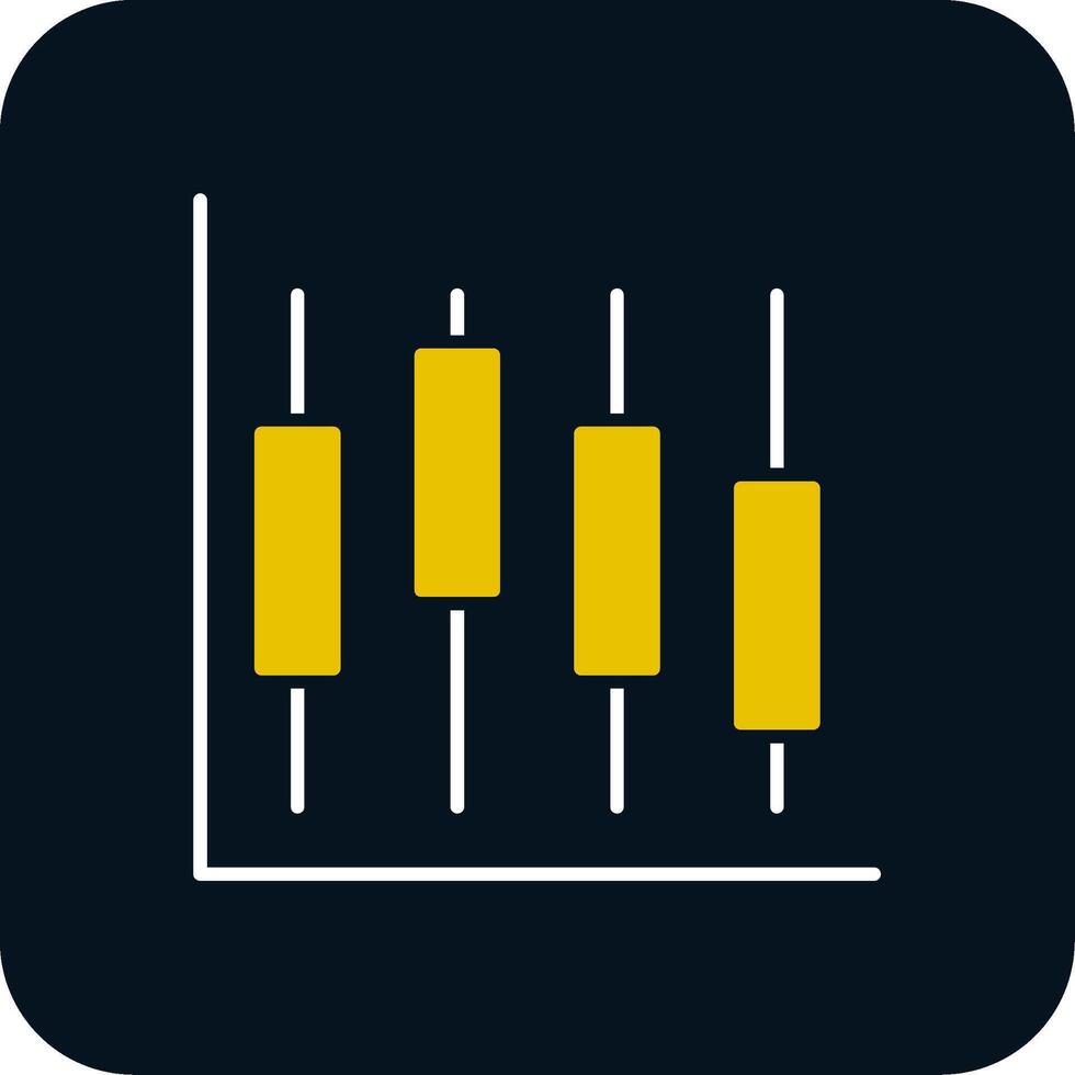 Diagram Glyph Two Color Icon vector