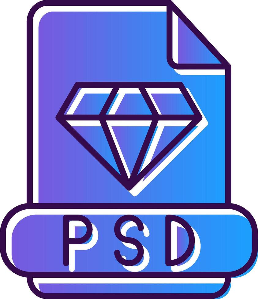 Gradient Filled Icon vector