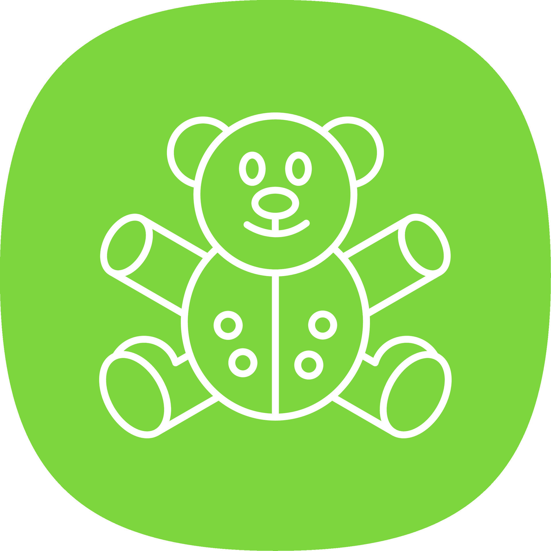 Bear Line Curve Icon 42772012 Vector Art at Vecteezy