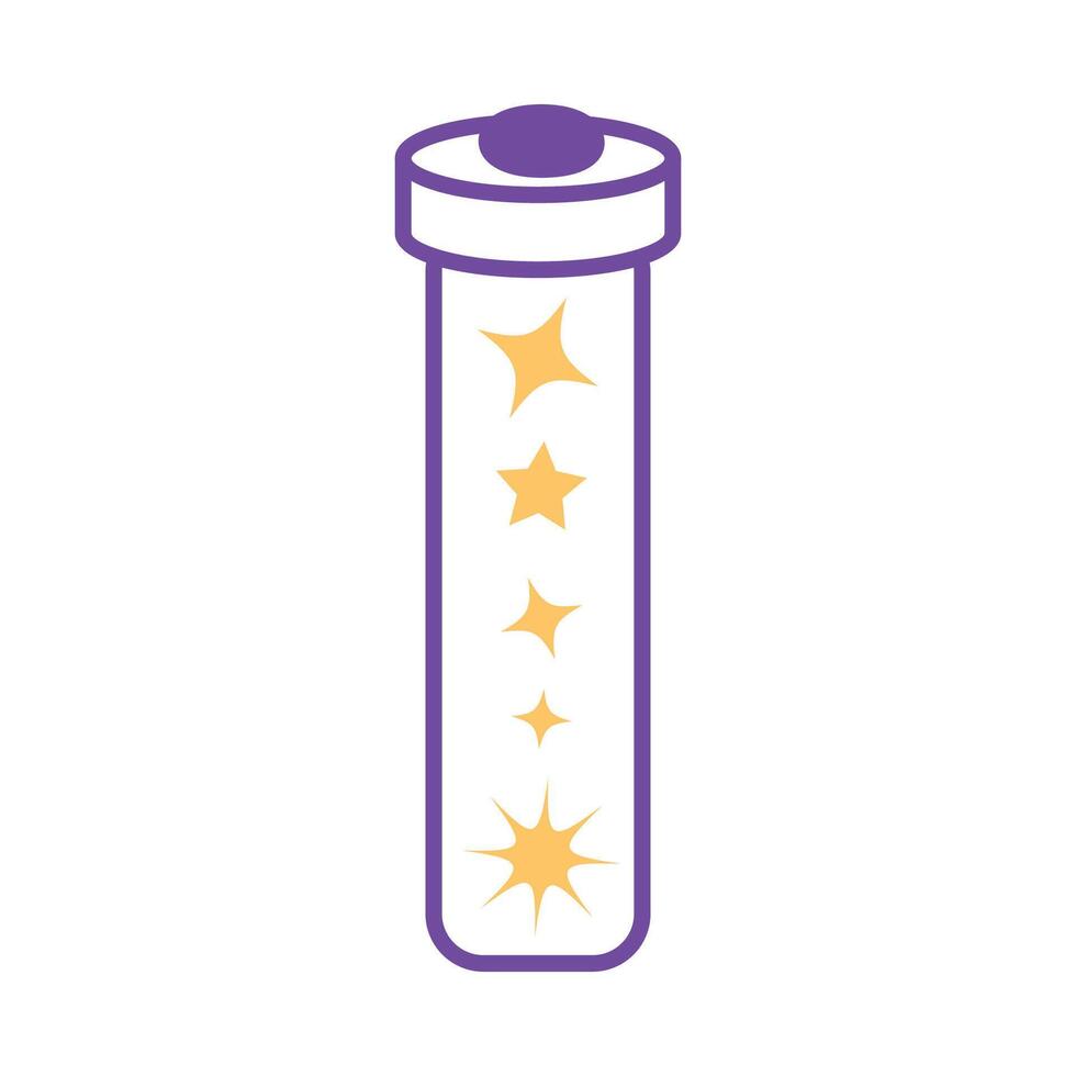 Halloween sorcery and magic items, game assets. potion bottle, lantern, skull, candle vector
