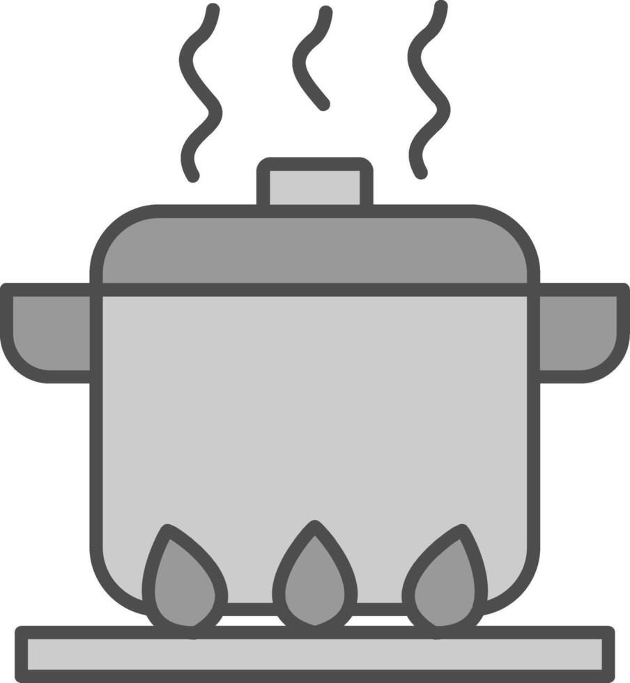 Boiling Fillay Icon vector