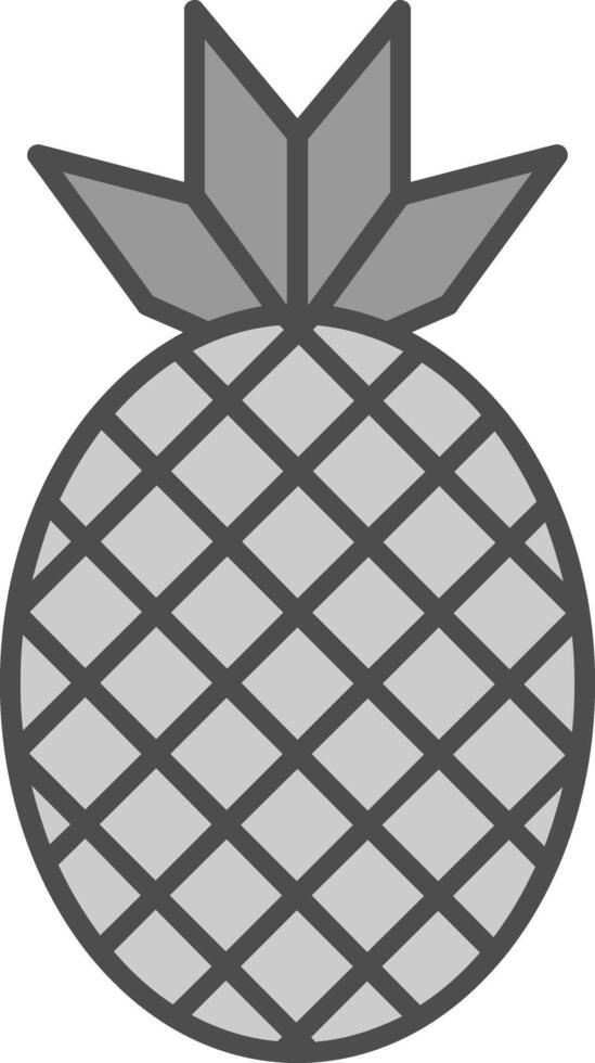 Pineapple Fillay Icon vector