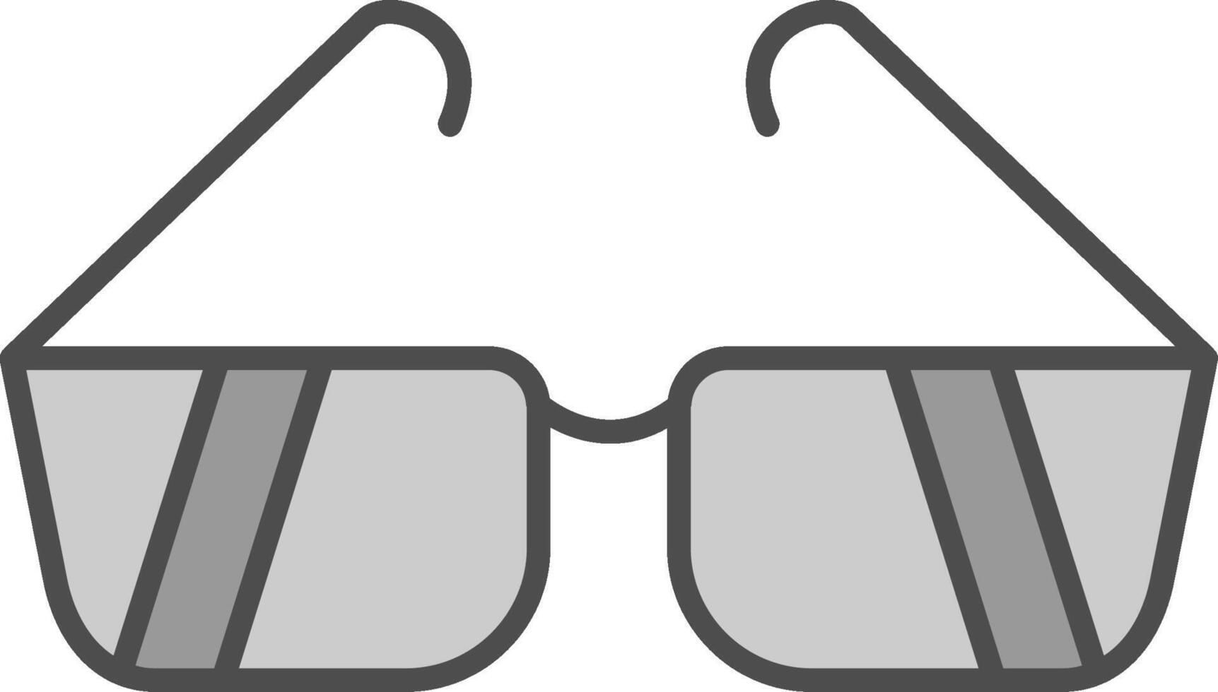 Gafas de sol relleno icono vector