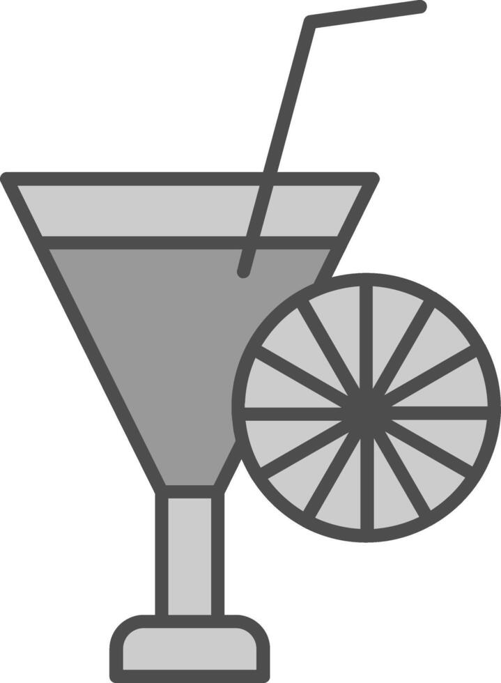 Cocktail Fillay Icon vector