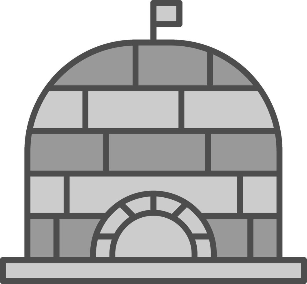 Igloo Fillay Icon vector