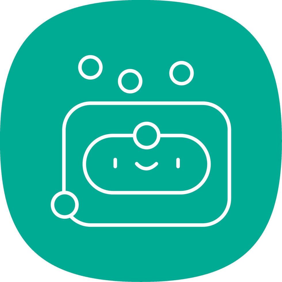 Soap Line Curve Icon vector