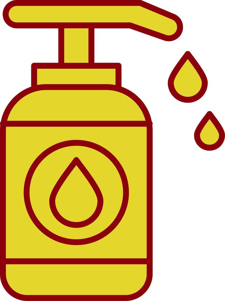 Lotion Line Two Color Icon vector