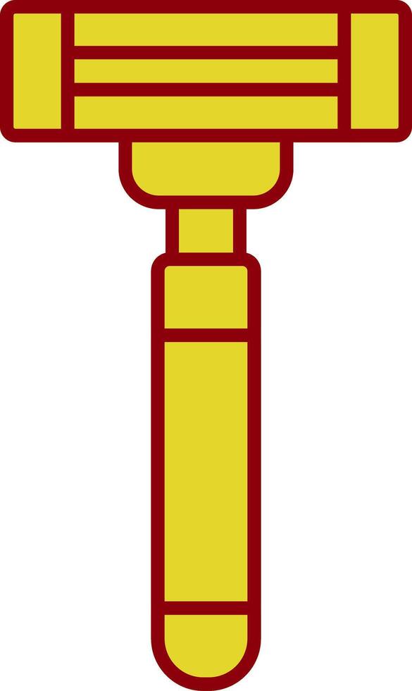 Razor Line Two Color Icon vector