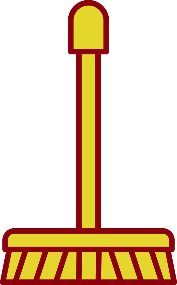 Mop Line Two Color Icon vector