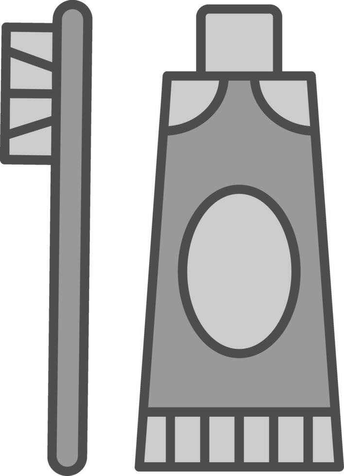 Toothpaste Fillay Icon vector