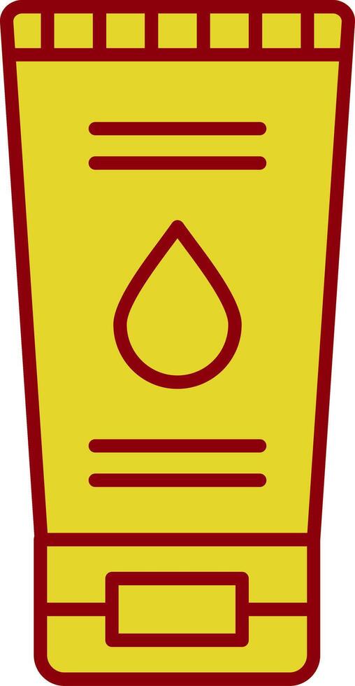 Face Wash Line Two Color Icon vector