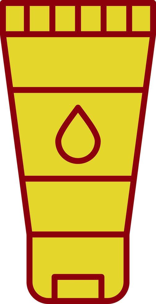 Wash Face Line Two Color Icon vector