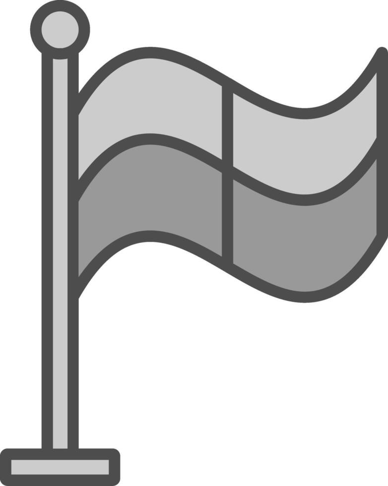 Flag Fillay Icon vector
