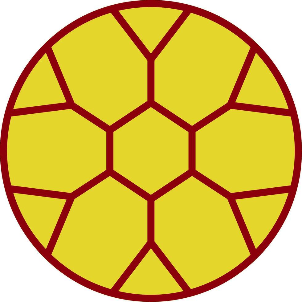 Football Line Two Color Icon vector