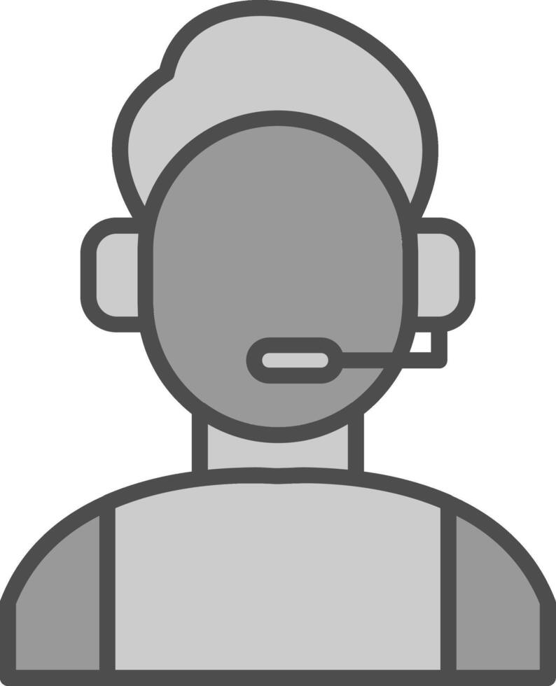 Commentator Fillay Icon vector