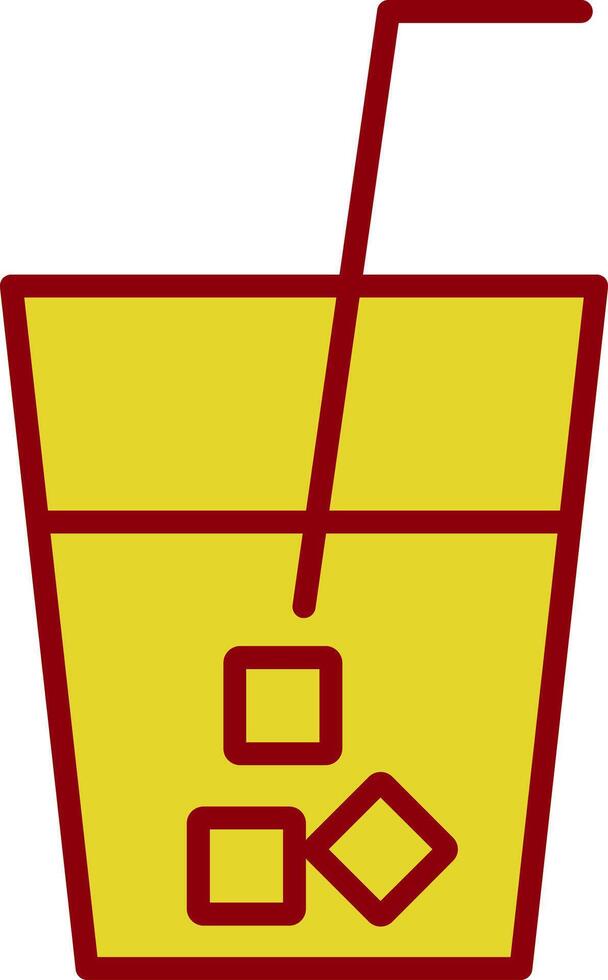 Drink Line Two Color Icon vector