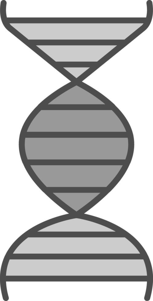Dna Fillay Icon vector