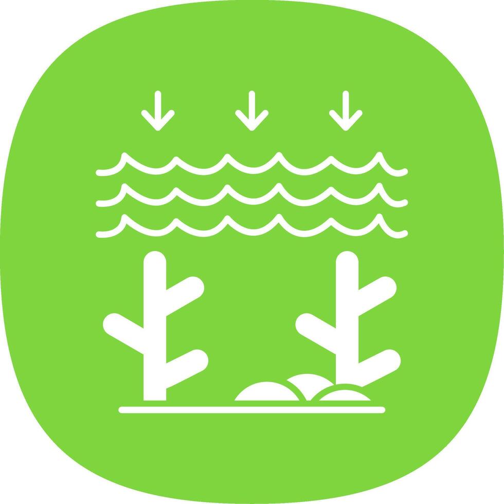 Ocean Acidity Line Two Color Icon vector