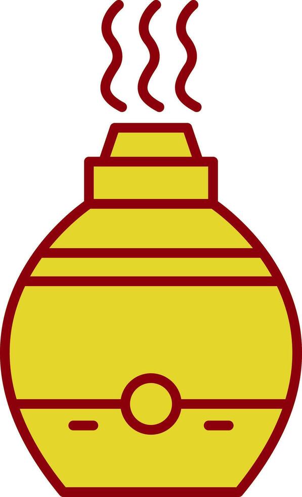 Air Diffuser Line Two Color Icon vector