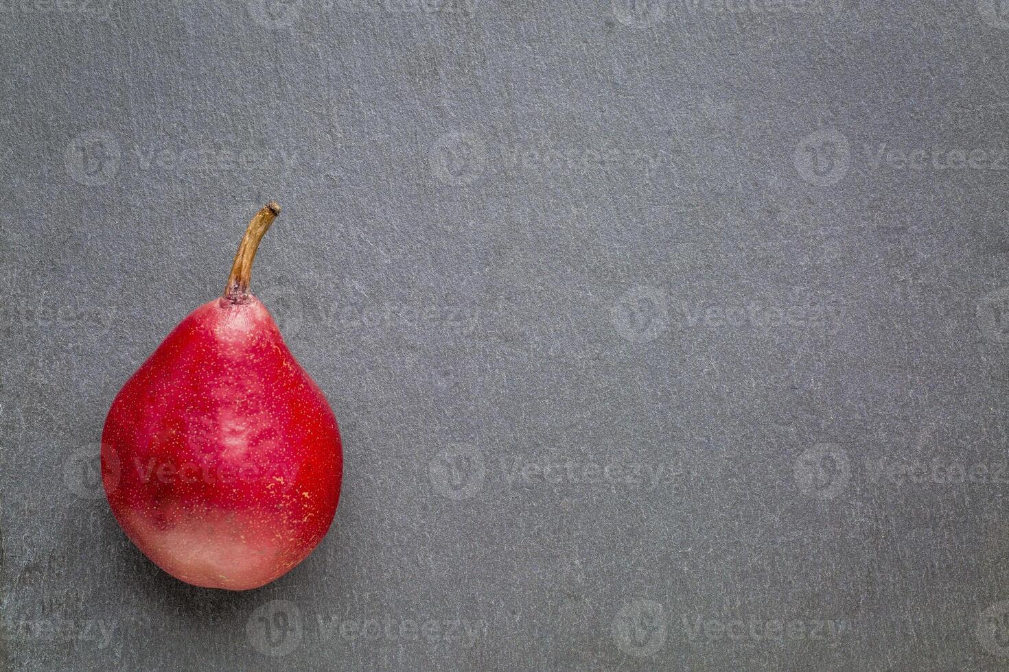 red pear still life photo