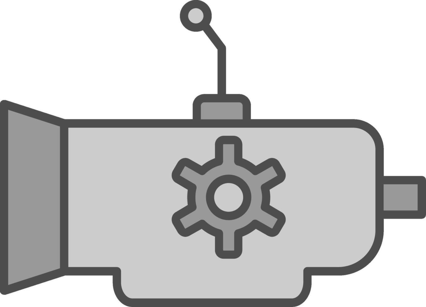 Gearbox Fillay Icon vector