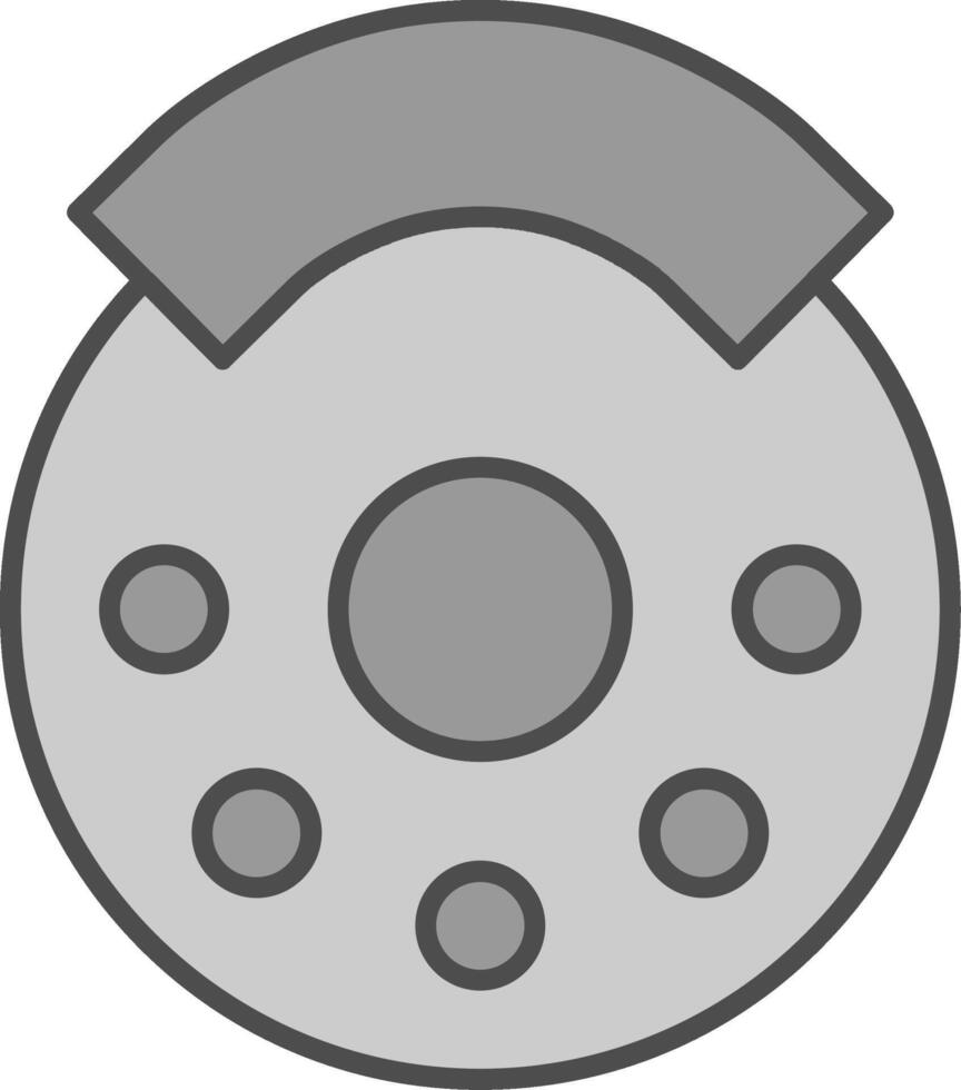Break Fillay Icon vector