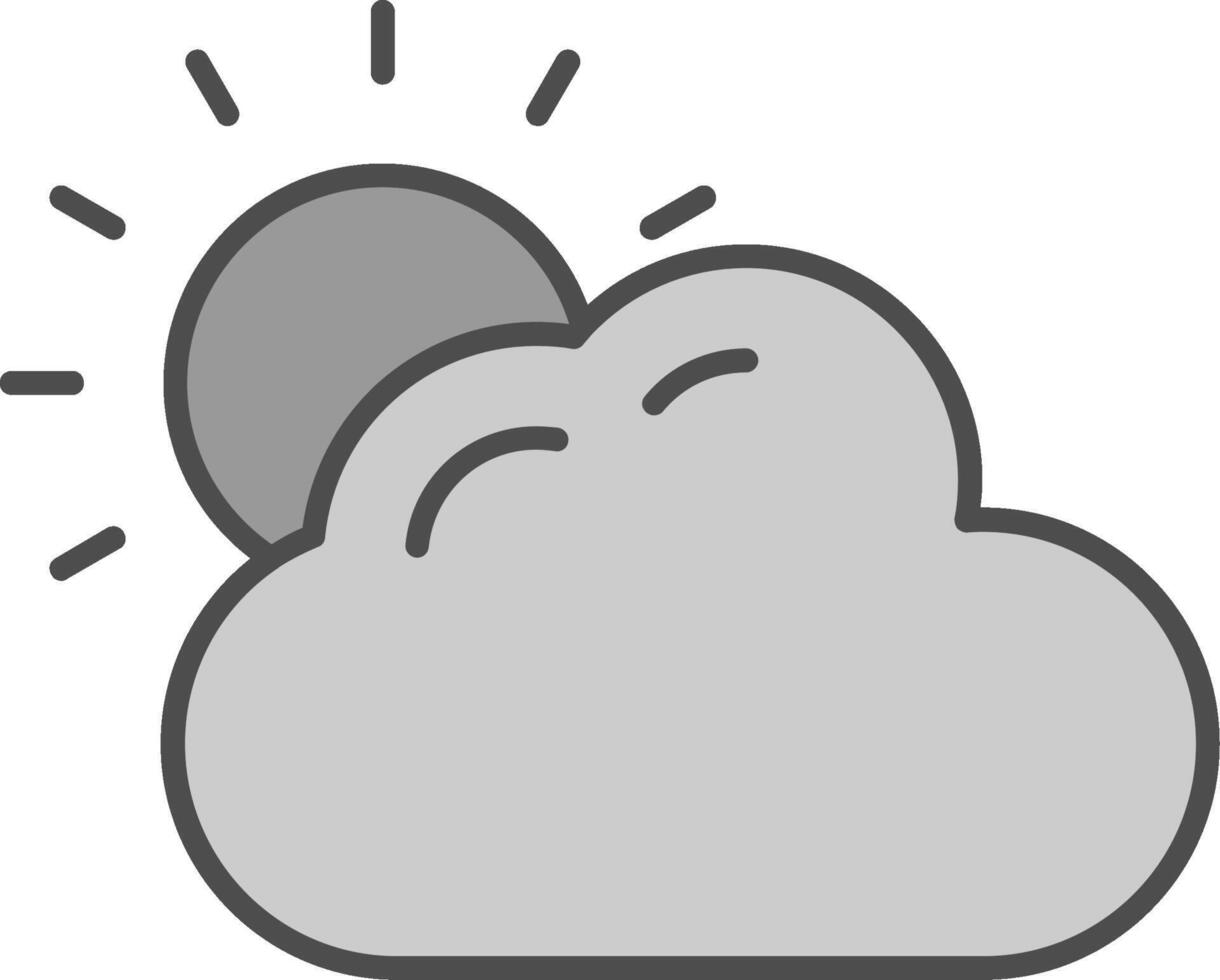 Weather Fillay Icon vector