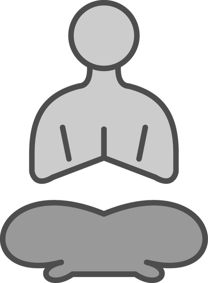 Yoga Fillay Icon vector