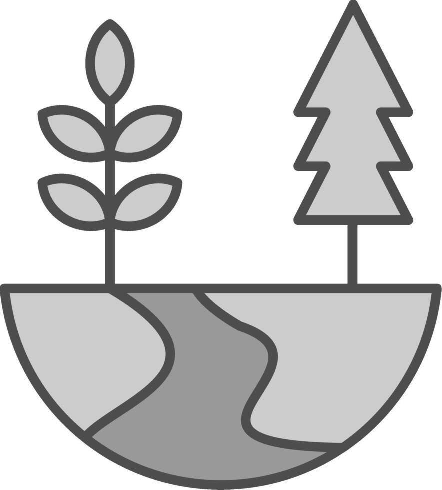 Nature Fillay Icon vector