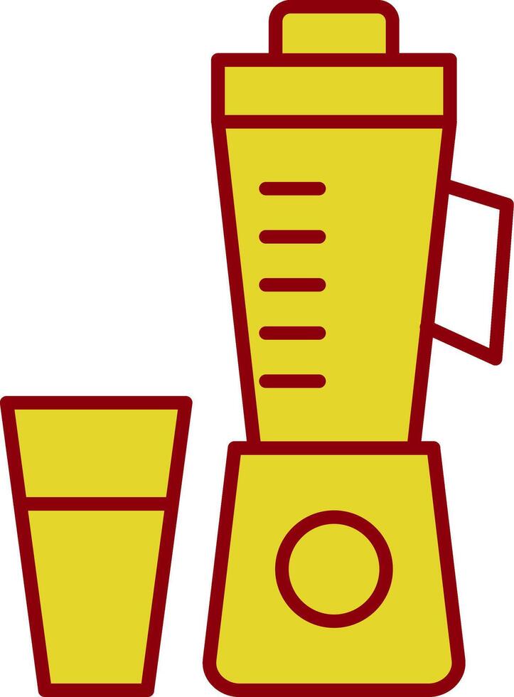 Juicer Line Two Color Icon vector